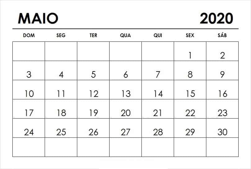 Calendario-Maio-2020-Para-Imprimir