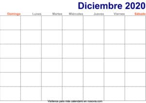 Calendario-diciembre-2020-en-blanco-Imprimir-gratis