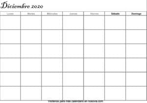 Calendario-diciembre-2020-en-blanco-PDF-gratis