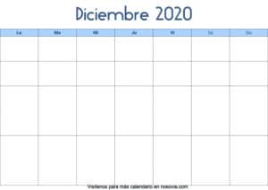 Calendario-diciembre-2020-en-blanco-Palabra-gratis