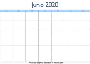 Calendario-junio-2020-en-blanco-Palabra-gratis