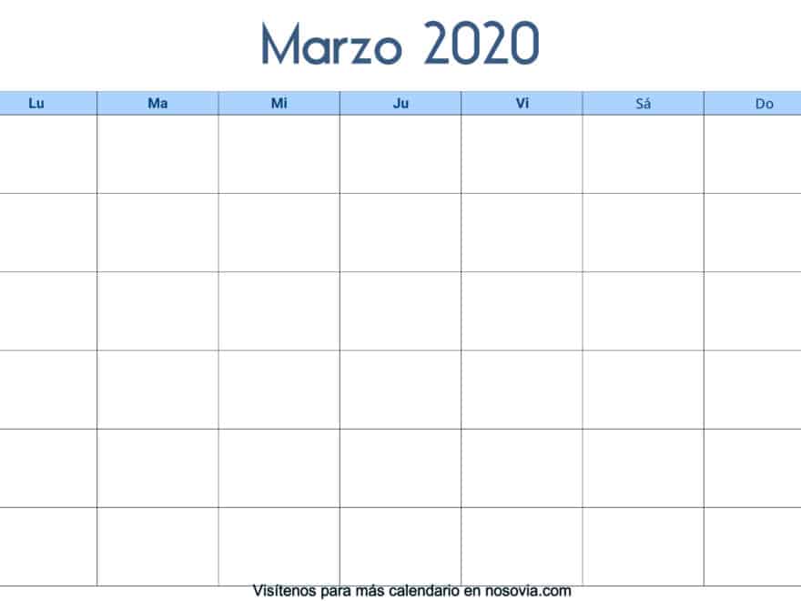 Calendario-marzo-2020-en-blanco-Palabra-gratis