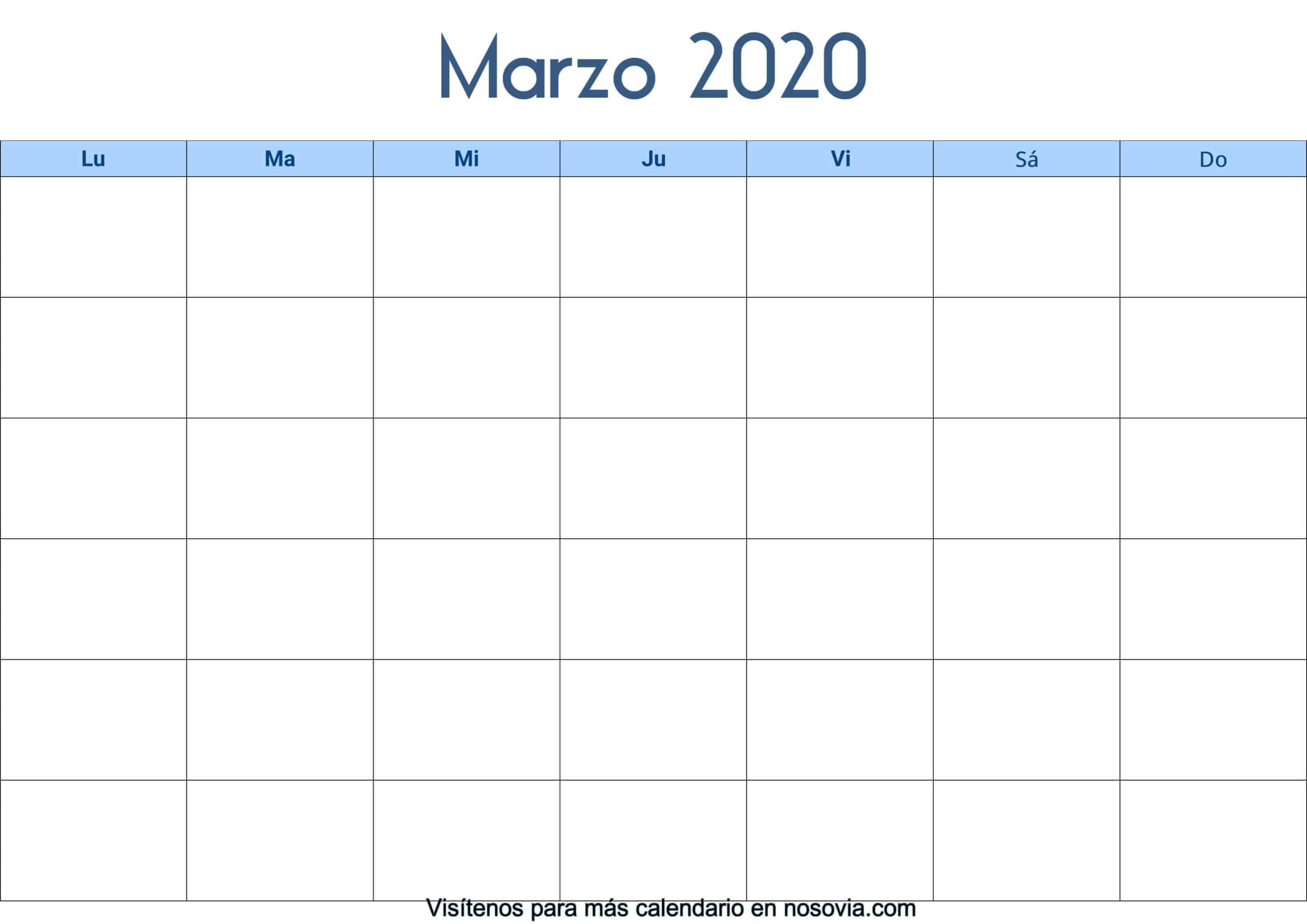 Calendario-marzo-2020-en-blanco-Palabra-gratis