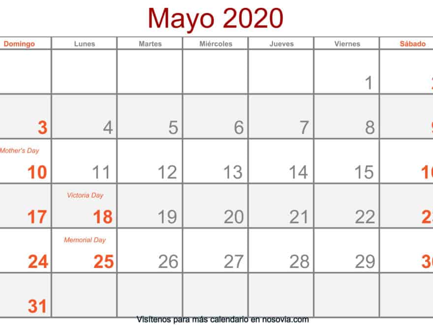 Calendario-mayo-2020-Con-Festivos-Formato