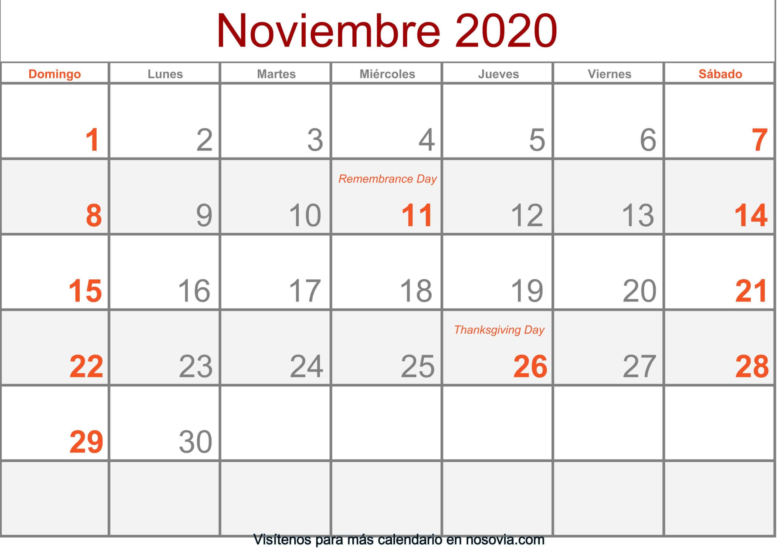 Calendario-noviembre-2020-Con-Festivos-Formato