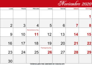 Calendario-noviembre-2020-Con-Festivos-imprimible