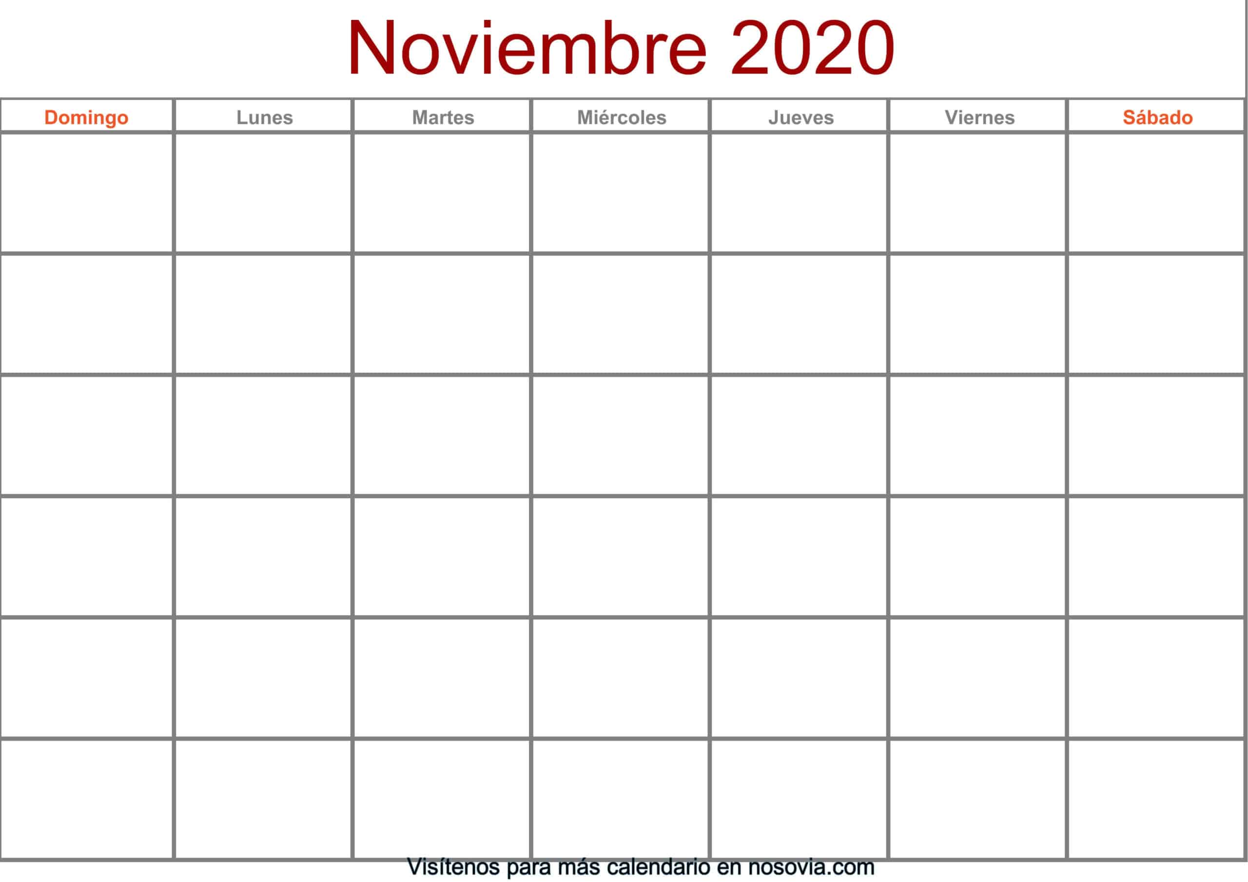 Calendario-noviembre-2020-en-blanco-Formato-gratis