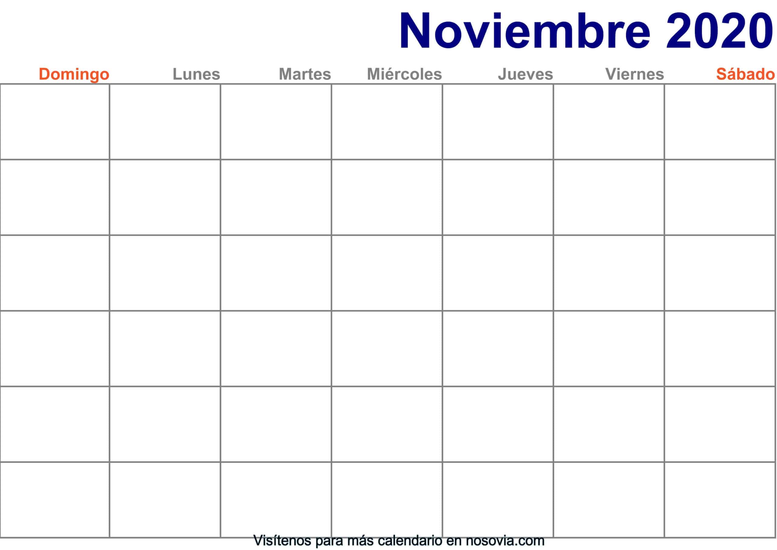 Calendario-noviembre-2020-en-blanco-Imprimir-gratis