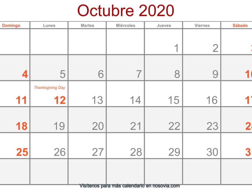 Calendario-octubre-2020-Con-Festivos-Formato