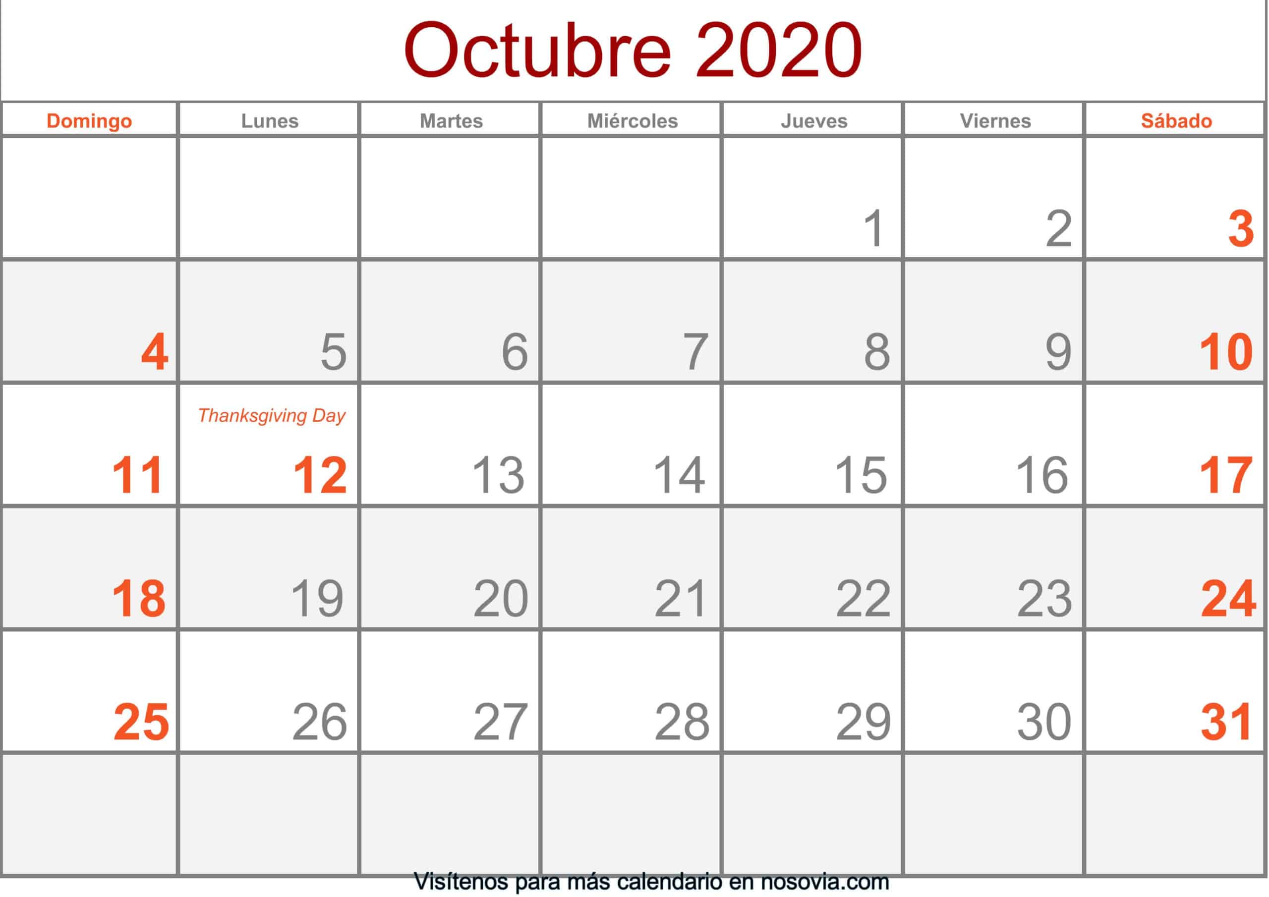 Calendario-octubre-2020-Con-Festivos-Formato