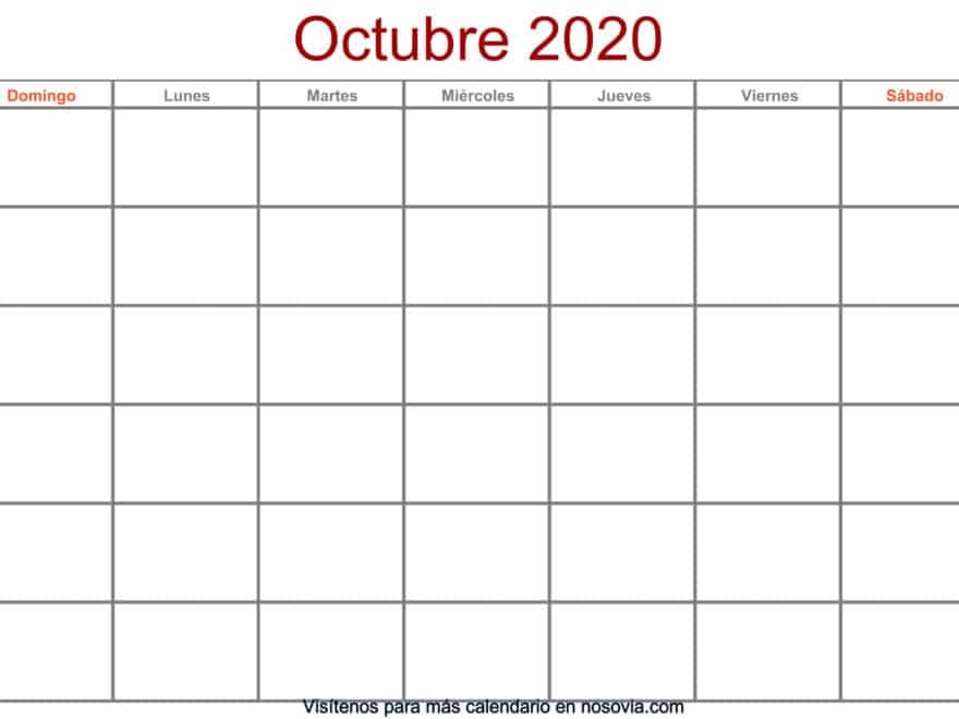 Calendario-octubre-2020-en-blanco-Formato-gratis