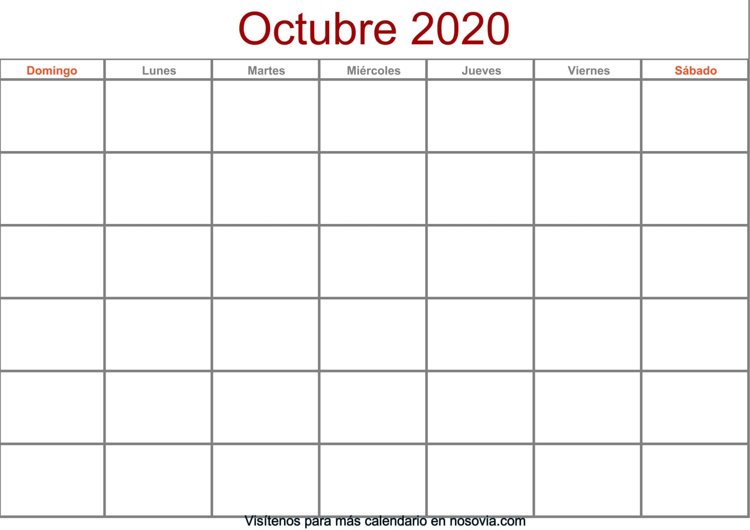 Calendario-octubre-2020-en-blanco-Formato-gratis